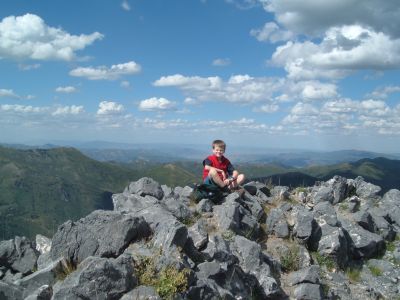 Paul on the Kessler Peak (25 kb)